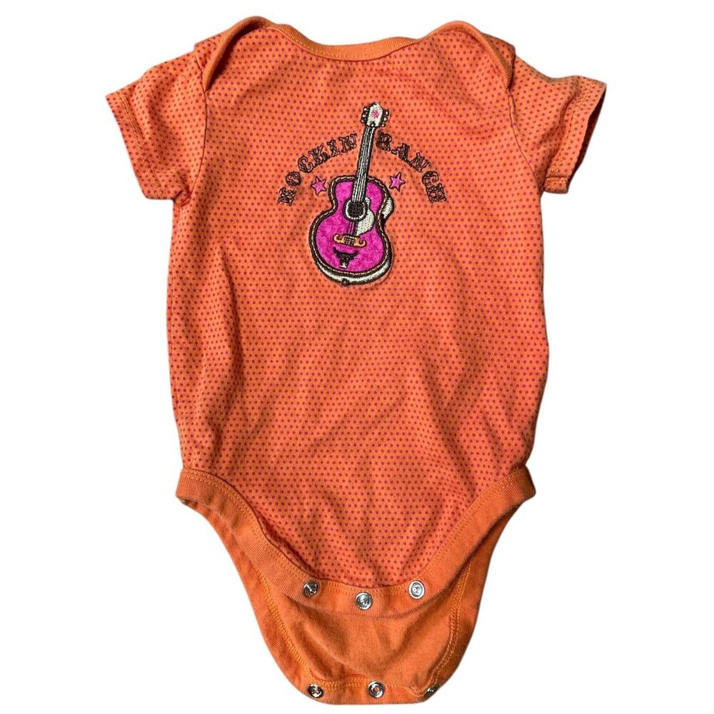 Wrangler Tee Infant Girl Rockin' Ranch Short Sleeve‎ Graphic Shirt